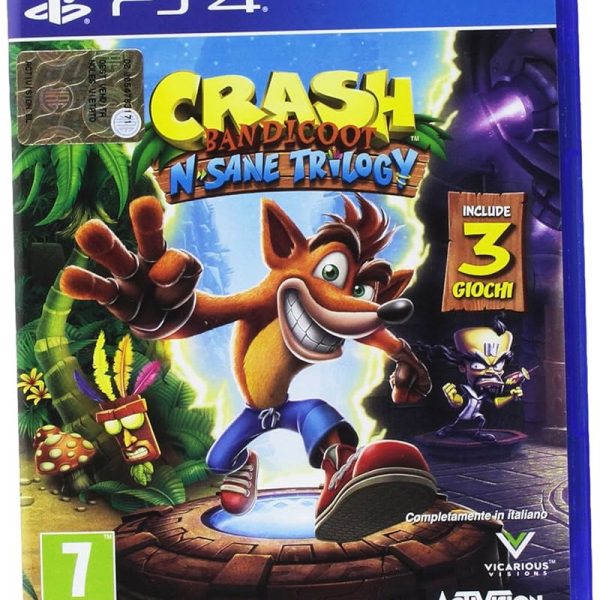 CRASH BANDICCOT TRILOGY PS4