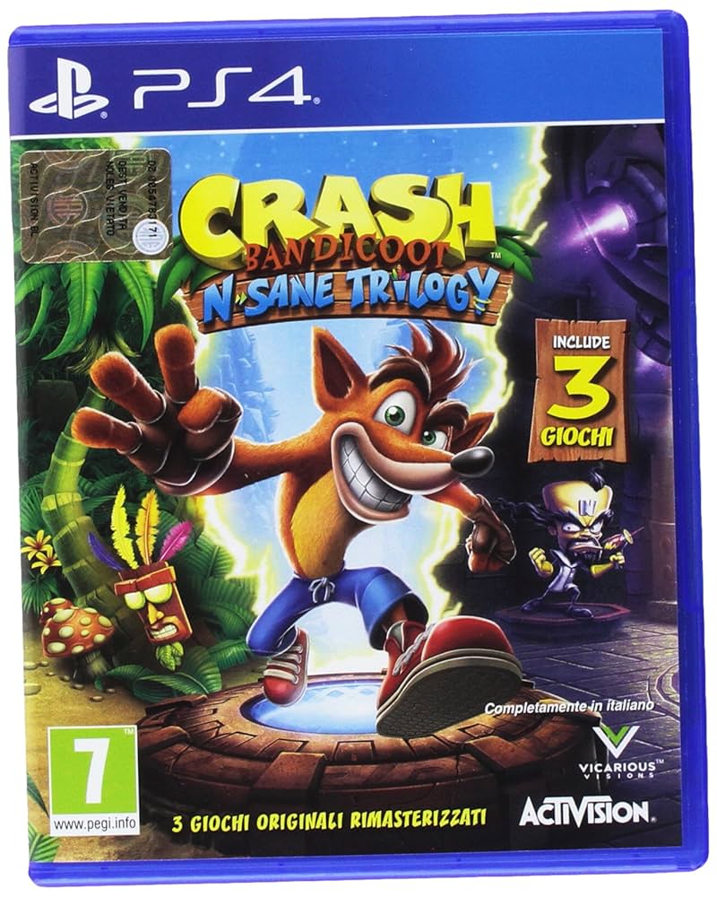 CRASH BANDICCOT TRILOGY PS4